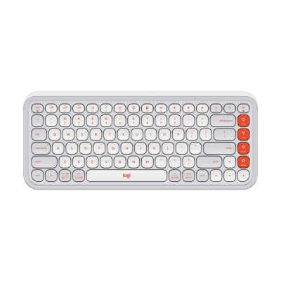 Клавиатура бездротова Logitech Pop Icon Keys Off White (920-013072)