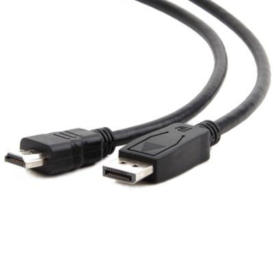 Кабель Cablexpert DisplayPort - HDMI (M/M), 1.8 м, Black (CC-DP-HDMI-6) Кабель Cablexpert DisplayPort - HDMI (M/M), 1.8 м, Black (CC-DP-HDMI-6)