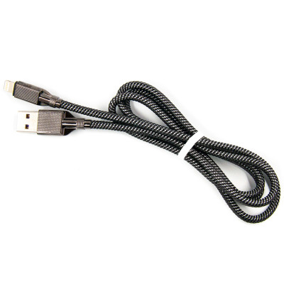 Кабель Dengos USB - Lightning (M/M) 4A 1 м Black (NTK-L-KPR-USB3-BLACK) Кабель Dengos USB - Lightning (M/M) 4A 1 м Black (NTK-L-KPR-USB3-BLACK)