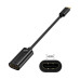 Адаптер Choetech HDMI - USB Type-C (F/M), Black (HUB-H04) Адаптер Choetech HDMI - USB Type-C (F/M), Black (HUB-H04)