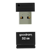 Флеш-накопичувач USB2.0 32GB Goodram UPI2 (Piccolo) Black (UPI2-0320K0R11) Флеш-накопичувач USB2.0 32GB Goodram UPI2 (Piccolo) Black (UPI2-0320K0R11)