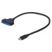 Адаптер Cablexpert AUS3-03 USB-С-1xSATA Адаптер Cablexpert AUS3-03 USB-С-1xSATA