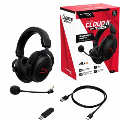 Bluetooth-гарнітура HyperX Cloud II Core Wireless Black (6Y2G8AA) Bluetooth-гарнітура HyperX Cloud II Core Wireless Black (6Y2G8AA)