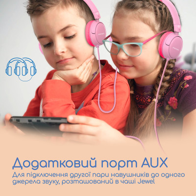 Гарнітура Promate Jewel Bubblegum Гарнітура Promate Jewel Bubblegum