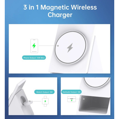 Бездротовий зарядний пристрій Choetech T600-F 15W Бездротовий зарядний пристрій Choetech T600-F 15W