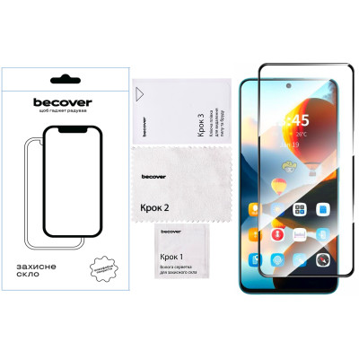 Захисне скло BeCover для Infinix Hot 50 Pro (X6881) Black (712488)