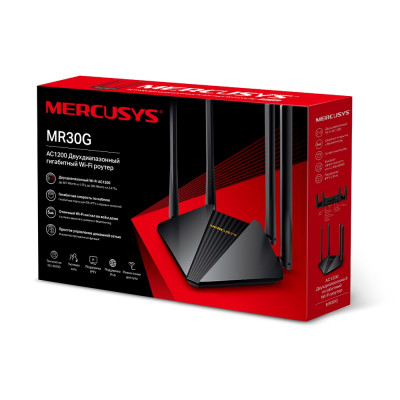 Бездротовий маршрутизатор Mercusys MR30G Бездротовий маршрутизатор Mercusys MR30G