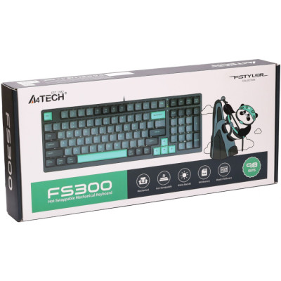 Клавіатура A4Tech Fstyler FS300 Panda Rock Climbing Клавіатура A4Tech Fstyler FS300 Panda Rock Climbing