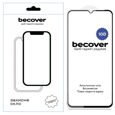 Захисне скло BeCover для Xiaomi Redmi 14C 4G/Poco C75 Black 10D (712720)