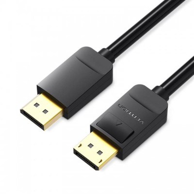 Кабель Vention DisplayPort - DisplayPort (M/M), 1 м, чорний (HACBF) Кабель Vention DisplayPort - DisplayPort (M/M), 1 м, чорний (HACBF)