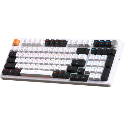 Клавіатура GamePro MK170W Red з Hot-Swap RGB White Клавіатура GamePro MK170W Red з Hot-Swap RGB White