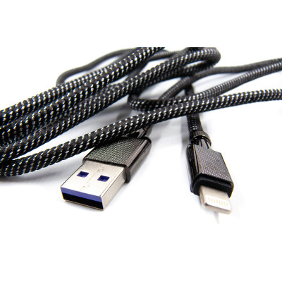 Кабель Dengos USB - Lightning (M/M) 4A 1 м Black (NTK-L-KPR-USB3-BLACK) Кабель Dengos USB - Lightning (M/M) 4A 1 м Black (NTK-L-KPR-USB3-BLACK)