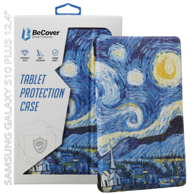 Чохол-книжка BeCover Smart Case для Samsung Galaxy Tab S10 Plus SM-X820/SM-X826 Night (712245) Чохол-книжка BeCover Smart Case для Samsung Galaxy Tab S10 Plus SM-X820/SM-X826 Night (712245)
