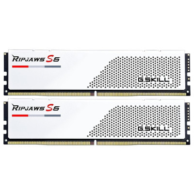 Модуль пам`ятi DDR5 2x16GB/6000 G.Skill Ripjaws S5 White (F5-6000J3238F16GX2-RS5W) Модуль пам`ятi DDR5 2x16GB/6000 G.Skill Ripjaws S5 White (F5-6000J3238F16GX2-RS5W)