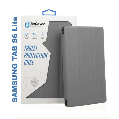 Чохол-книжка BeCover Smart для Samsung Galaxy Tab S6 Lite 10.4 P610/P613/P615/P619 Gray (705215) Чохол-книжка BeCover Smart для Samsung Galaxy Tab S6 Lite 10.4 P610/P613/P615/P619 Gray (705215)