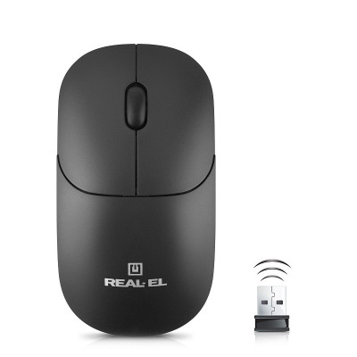 Миша бездротова REAL-EL RM-313 W Black Миша бездротова REAL-EL RM-313 W Black
