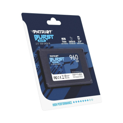 Накопичувач SSD 960GB Patriot Burst Elite 2.5 Накопичувач SSD 960GB Patriot Burst Elite 2.5