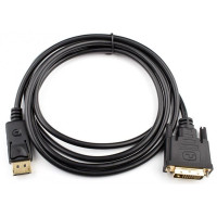Кабель Atcom DisplayPort - DVI (M/M), 1.8 м, чорний (9504) Кабель Atcom DisplayPort - DVI (M/M), 1.8 м, чорний (9504)