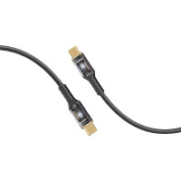 Кабель Promate Lucidline-CC120 USB Type-C - USB Type-C (M/M), 5 A, 100 W, 1.2 м, Black Кабель Promate Lucidline-CC120 USB Type-C - USB Type-C (M/M), 5 A, 100 W, 1.2 м, Black