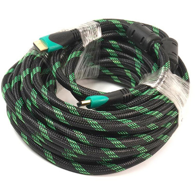 Кабель PowerPlant (KD00AS1293) HDMI-HDMI v2.0, 10м, Double ferrites, Black