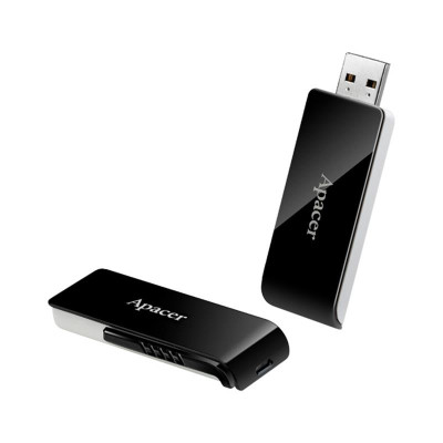 Флеш-накопичувач USB3.2 32GB Apacer AH350 Black (AP32GAH350B-1) Флеш-накопичувач USB3.2 32GB Apacer AH350 Black (AP32GAH350B-1)