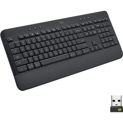 Клавиатура беспроводная  Logitech Signature K650 US Graphite USB (920-010945)