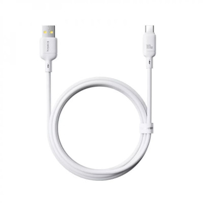 Кабель Baseus Silky USB - USB Type-C (M/M), 100W, 1 м White (6932172668884) Кабель Baseus Silky USB - USB Type-C (M/M), 100W, 1 м White (6932172668884)