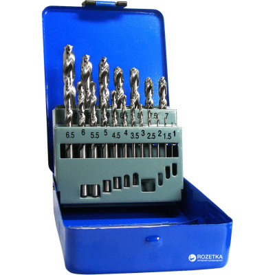 Набір свердл S&R Meister 1-10 мм (108849019) Набір свердл S&R Meister 1-10 мм (108849019)