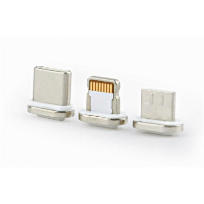 Кабель Cablexpert USB - Lightning + micro USB + USB Type-C (M/M), 1 м, сріблястий (CC-USB2-AMLM31-1M) Кабель Cablexpert USB - Lightning + micro USB + USB Type-C (M/M), 1 м, сріблястий (CC-USB2-AMLM31-1M)