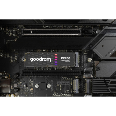 Накопичувач SSD 2TB Goodram PX700 M.2 2280 PCIe 4.0 x4 NVMe 3D NAND (SSDPR-PX700-02T-80) Накопичувач SSD 2TB Goodram PX700 M.2 2280 PCIe 4.0 x4 NVMe 3D NAND (SSDPR-PX700-02T-80)