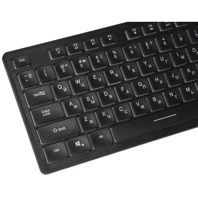 Клавиатура REAL-EL Comfort 7070 Ukr Black (EL123100018)