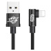 Кабель Baseus MVP USB - Lightning (M/M), 1.5A, 2 м Black (CALMVP-A01)
