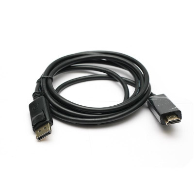 Кабель PowerPlant (KD00AS1237) DisplayPort-HDMI, 1.8м, Black Кабель PowerPlant (KD00AS1237) DisplayPort-HDMI, 1.8м, Black