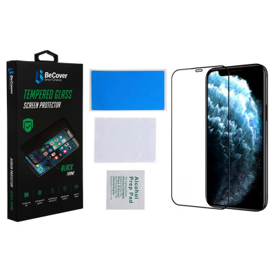 Захисне скло BeCover для Apple iPhone 13/13 Pro Black (706663) Захисне скло BeCover для Apple iPhone 13/13 Pro Black (706663)