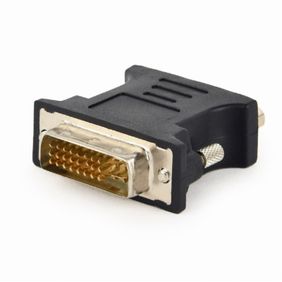 Адаптер Cablexpert DVI - VGA (M/F), Black (A-DVI-VGA-BK) Адаптер Cablexpert DVI - VGA (M/F), Black (A-DVI-VGA-BK)
