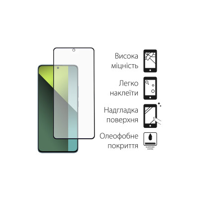 Захисне скло Dengos для Xiaomi Redmi Note 13 5G Black Full Glue (DG-TGSCP-02) Захисне скло Dengos для Xiaomi Redmi Note 13 5G Black Full Glue (DG-TGSCP-02)