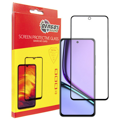 Захисне скло Dengos для Realme C67 Black Full Glue (TGFG-340) Захисне скло Dengos для Realme C67 Black Full Glue (TGFG-340)