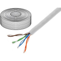 Кабель вита пара UTP 5е ATcom (бух.305м) мідь Кабель вита пара UTP 5е ATcom (бух.305м) мідь