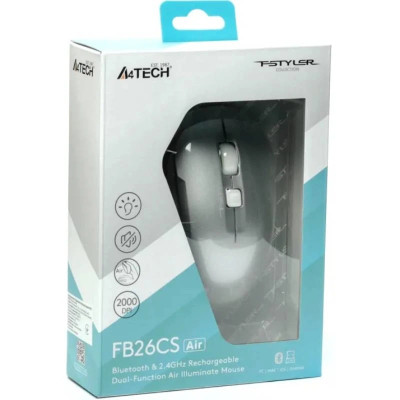 Миша бездротова A4Tech FB26CS Air2 Icy White
