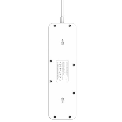 Фільтр живлення ProLogix Premium (PR-SC5614W) 2.5 кВт, 5 розеток, 6 USB AUTO ID, 2 м, білий