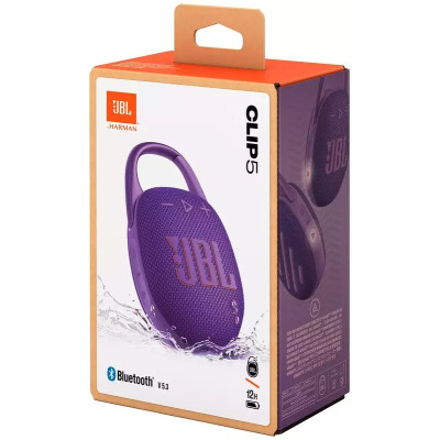 Акустична система JBL Clip 5 Purple (JBLCLIP5PUR) Акустична система JBL Clip 5 Purple (JBLCLIP5PUR)