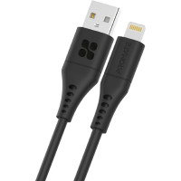 Кабель Promate PowerLink-Ai200 USB - Lightning (M/M), 2.4 A, 2 м, Black Кабель Promate PowerLink-Ai200 USB - Lightning (M/M), 2.4 A, 2 м, Black