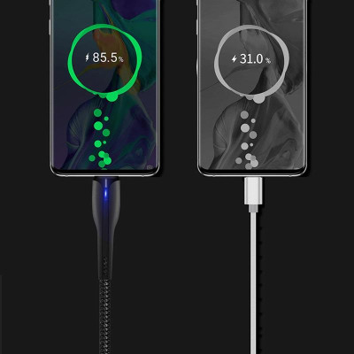 Кабель ColorWay USB - USB Type-C (M/M), PVC + Led, 2.4 А, 1 м, Black (CW-CBUC034-BK) Кабель ColorWay USB - USB Type-C (M/M), PVC + Led, 2.4 А, 1 м, Black (CW-CBUC034-BK)