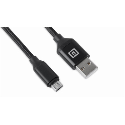 Кабель REAL-EL Premium Fabric USB - micro USB (M/M), 2 м, Black (EL123500048) Кабель REAL-EL Premium Fabric USB - micro USB (M/M), 2 м, Black (EL123500048)