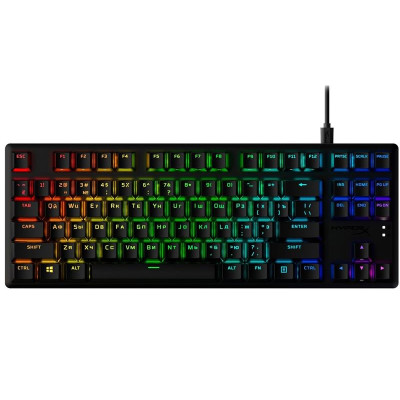 Клавіатура HyperX Alloy Origins Core PBT Aqua RGB Black (639N9AA) Клавіатура HyperX Alloy Origins Core PBT Aqua RGB Black (639N9AA)