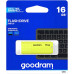 Флеш-накопичувач USB2.0 16GB Goodram UME2 Yellow (UME2-0160Y0R11) Флеш-накопичувач USB2.0 16GB Goodram UME2 Yellow (UME2-0160Y0R11)