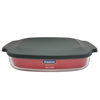 Форма для запікання з кришкою 2.7 л Magio MG-1269 Форма для запікання з кришкою 2.7 л Magio MG-1269