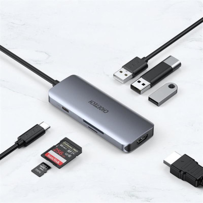 Концентратор Choetech HUB-M19 7 in 1 USB-C to HDMI Multiport Adapter Концентратор Choetech HUB-M19 7 in 1 USB-C to HDMI Multiport Adapter