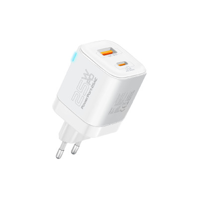 Зарядний пристрій Promate PowerPort-25AC White Зарядний пристрій Promate PowerPort-25AC White