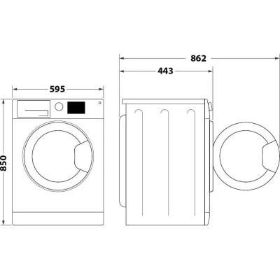 Пральна машина Indesit OMTWSE 61293 WK UA Пральна машина Indesit OMTWSE 61293 WK UA